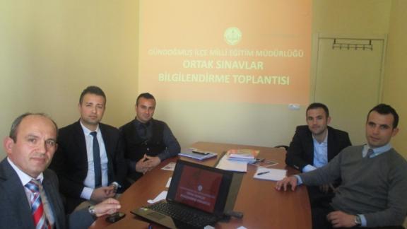 Teog Branş Öğretmenleriyle İlçe Milli Eğitim Müdürlüğü Toplantı Salonunda İstişare Toplantısı Yapıldı