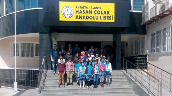 İlçemiz Şehit Orman Mühendisi Abdullah Aydın YBO öğrencilerinden TEOG öncesi okul ziyaretleri